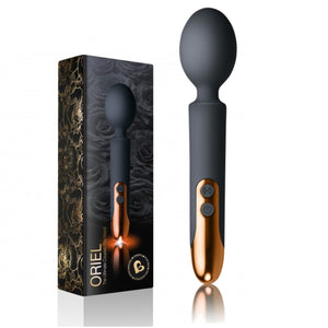 Rocks-off 10 Speed Oriel Rechargeable Wand Black Buy in Singapore LoveisLove U4Ria 