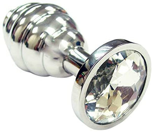 Rouge Garments Stainless Steel Threaded Butt Plug 80mm 197g (Stock Reduction Sale)