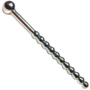 Rouge Stainless Steel Beaded Urethral Sound With Stopper Buy In Singapore Love Is Love u4ria Sex Toys