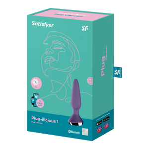 Satisfyer Plug-ilicious 1 App-Controlled Anal Plug Purple love is love buy sex toys in singapore u4ria loveislove