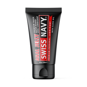 Swiss Navy Anal Jelly Premium Thick Water-Based Anal Lubricant With Clove Oil