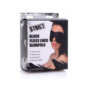 STRICT Black Fleece Lined Blindfold Buy in Singapore LoveisLove U4Ria