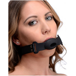 STRICT Hollow Silicone Gag  buy in Singapore LoveisLove U4ria