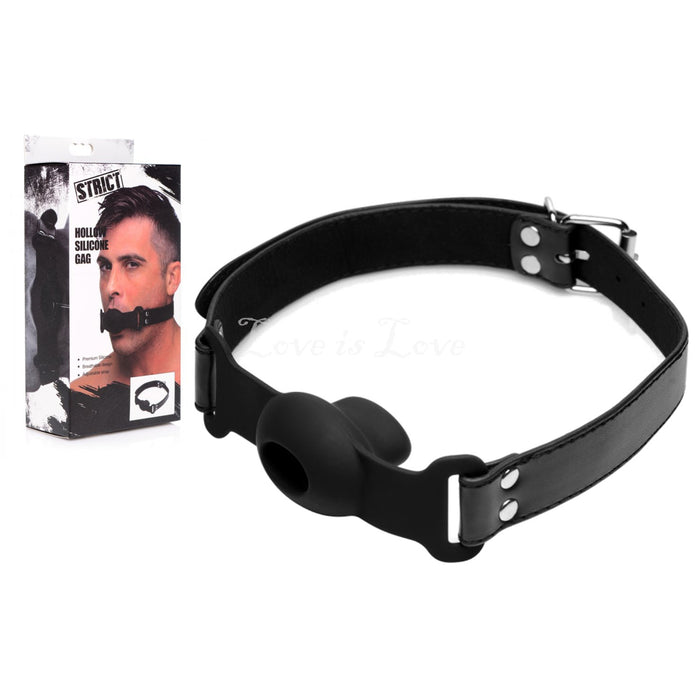 STRICT Hollow Silicone Gag