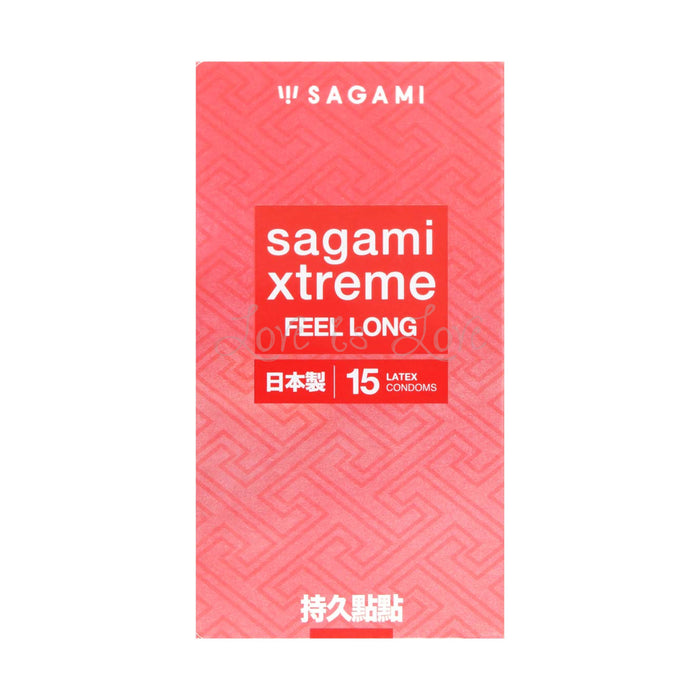 Sagami Xtreme Feel Long Latex Condom 15pcs Pack (2nd Generation)