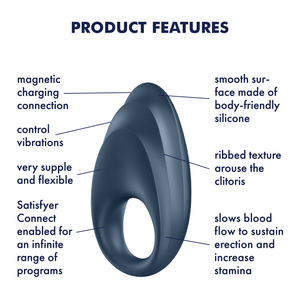 Satisfyer Powerful One Cock Ring Vibrator Buy in Singapore LoveisLove U4Ria