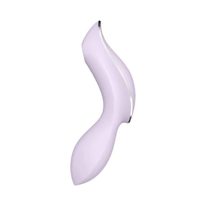 Satisfyer Curvy Trinity 2 Air Pulse Clitoral Stimulator and G Spot Vibrator in Violet Buy in Singapore LoveisLove U4Ria