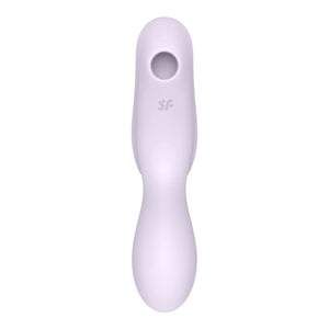 Satisfyer Curvy Trinity 2 Air Pulse Clitoral Stimulator and G Spot Vibrator in Violet Buy in Singapore LoveisLove U4Ria