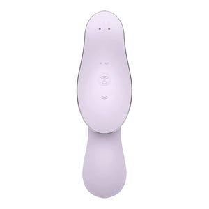 Satisfyer Curvy Trinity 2 Air Pulse Clitoral Stimulator and G Spot Vibrator in Violet Buy in Singapore LoveisLove U4Ria