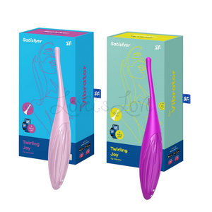 Satisfyer Twirling Joy App-Controlled Ciltoral Stimulator Pink or Fuchsia Buy in Singapore LoveisLove U4Ria