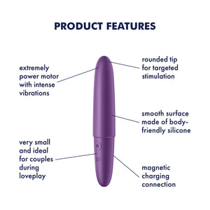 Satisfyer Ultra Power Bullet 6 Round Tip Bullet Vibrator