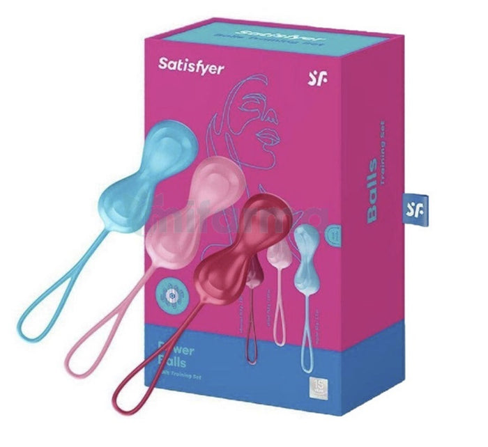 Satisfyer Balls C02 Double Power Balls Kegel Training 3pcs Set [Limited Time Offer]