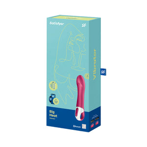 Satisfyer Big Heat G Spot Vibrator Pink love is love buy sex toys singapore u4ria