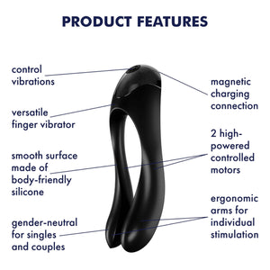 Satisfyer Candy Cane Finger Vibrator Buy in Singapore LoveisLove U4Ria 