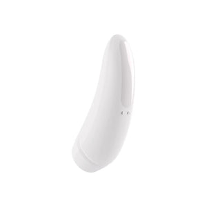 Satisfyer Curvy 1+ App-Controlled Air Pulse Stimulator White  love is love buy sex toys in singapore u4ria loveislove