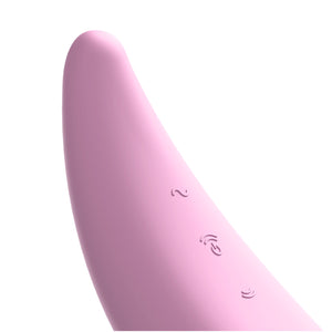 Satisfyer Curvy 3+ App-Controlled Air Pulse Stimulator Pink buy in Singapore LoveisLove U4ria