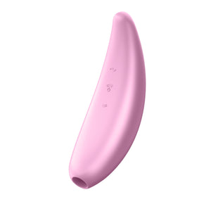 Satisfyer Curvy 3+ App-Controlled Air Pulse Stimulator Pink buy in Singapore LoveisLove U4ria