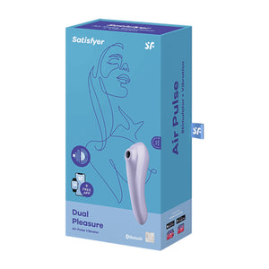 Satisfyer Dual Pleasure App-Controlled Clit Vibrator Mauve buy in Singapore LoveisLove U4ria