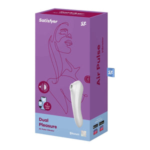 Satisfyer Dual Pleasure App-Controlled Clit Vibrator Mauve buy in Singapore LoveisLove U4ria