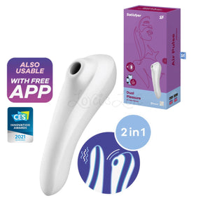 Satisfyer Dual Pleasure App-Controlled Clit Vibrator Mauve buy in Singapore LoveisLove U4ria