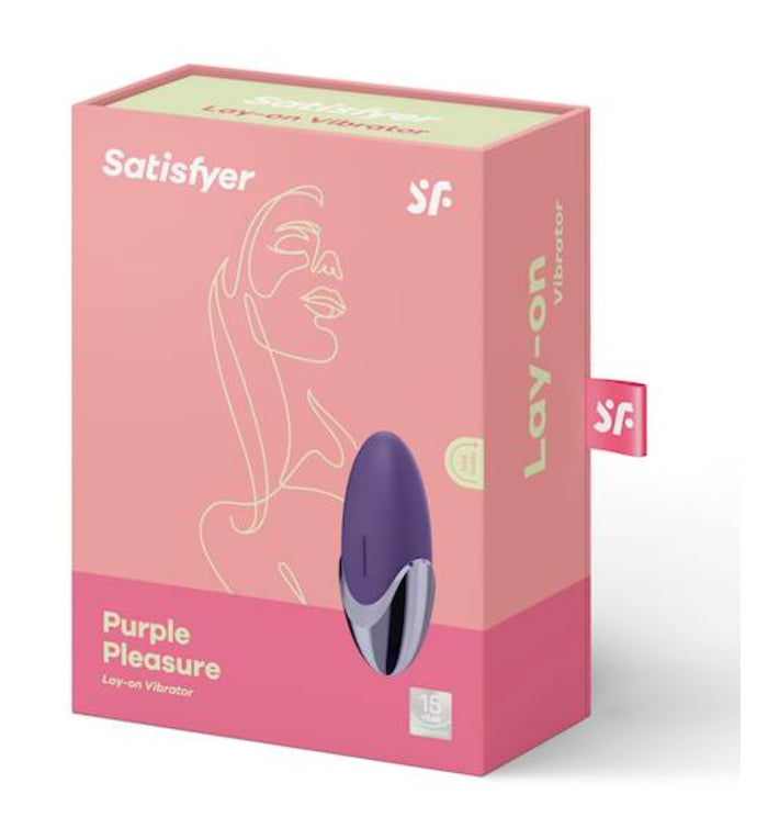 Satisfyer Lay-On Vibrator Purple Pleasure