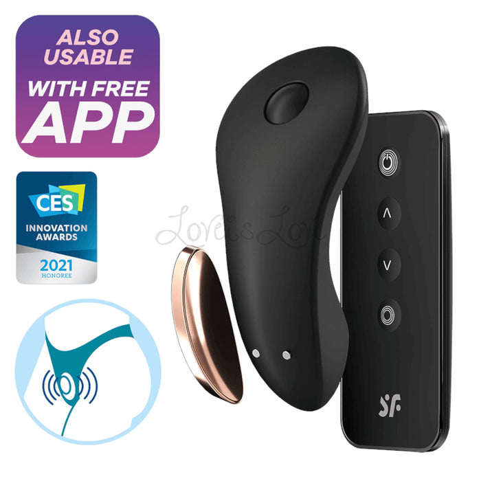 Satisfyer Little Secret App-Controlled Panty Vibrator with Remote Control (Authorized Retailer)
