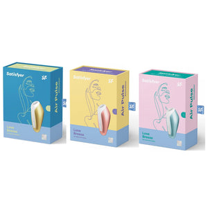 Satisfyer Love Breeze Air Pulse Stimulator Yellow or Copper or Ice Blue buy in Singapore LoveisLove U4ria