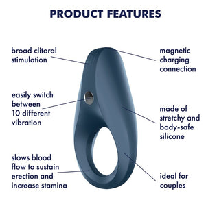 Satisfyer Rings Plus Vibration Rechargeable Rocket Cock Ring buy at LoveisLove U4Ria Singapore
