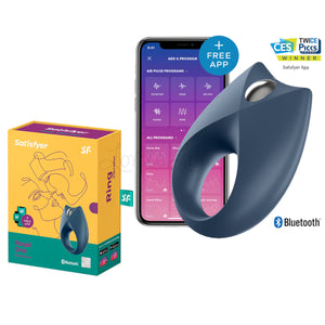 Satisfyer Royal One Ring App-Controlled Cock RIng Dark Blue Buy in Singapore LoveisLove U4Ria 