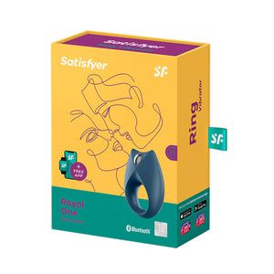 Satisfyer Royal One Ring App-Controlled Cock RIng Dark Blue Buy in Singapore LoveisLove U4Ria 
