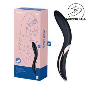 Satisfyer Rrrolling Explosion G-spot Vibrator Black love is love buy sex toys in singapore u4ria loveislove