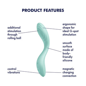 Satisfyer Rrrolling Pleasure G-spot Vibrator Mint or White love is love buy sex toys in singapore u4ria loveislove