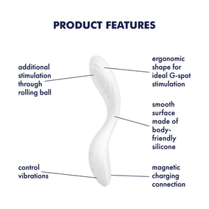 Satisfyer Rrrolling Pleasure G-spot Vibrator Mint or White love is love buy sex toys in singapore u4ria loveislove