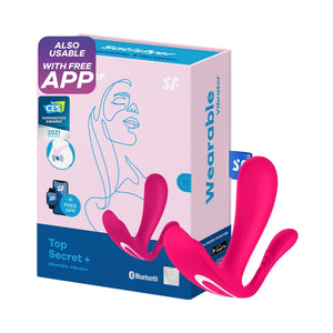 Satisfyer Top Secret Plus Wearable Vibrator for G-Spot and Anal Stimulation