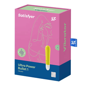Satisfyer Ultra Power Bullet 1 Round Tip Vibrator Red or Yellow  love is love buy sex toys in singapore u4ria loveislove
