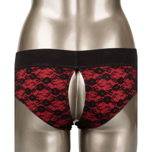 Scandal Crotchless Pegging Panty Set Buy in Singapore LoveisLove U4Ria 