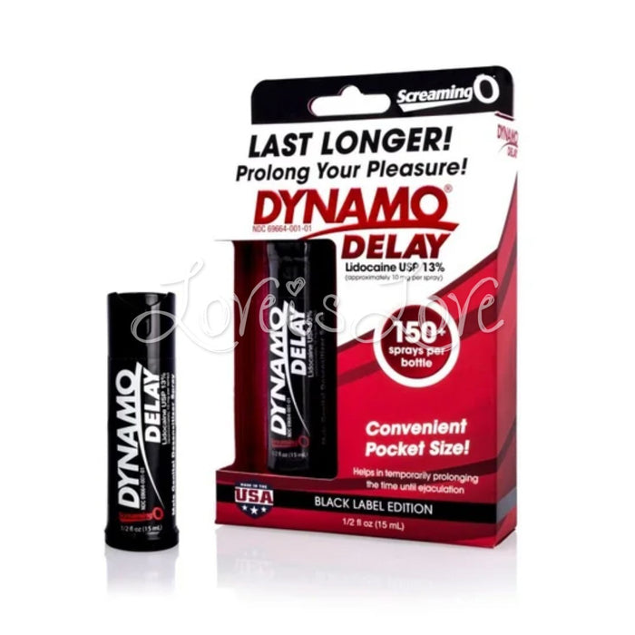 Screaming O Dynamo Delay Spray Black Label Edition 15 ml 0.5 fl oz