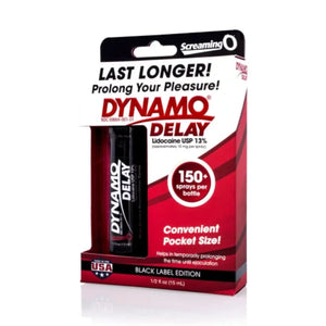 Screaming O Dynamo Delay Spray Black Label Edition 15 ml 0.5 fl oz Buy in Singapore LoveisLove U4Ria