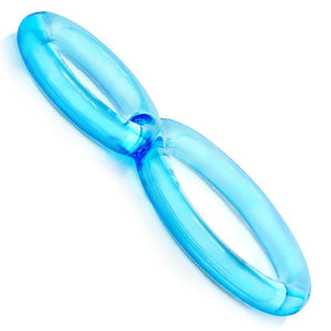 The Screaming O Ofinity Double Erection Ring Blue