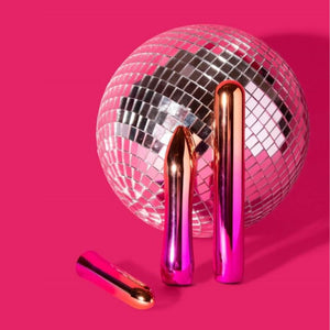 Sensuelle Aluminium Dual Motor Rumba Warming Bullet in Rainbow Ombre Buy in Singapore LoveisLove U4Ria