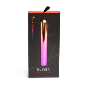 Sensuelle Aluminium Dual Motor Rumba Warming Bullet in Rainbow Ombre Buy in Singapore LoveisLove U4Ria