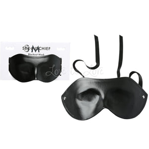 Sex & Mischief Blackout Eye Mask Black buy in Singapore Loveislove U4ria