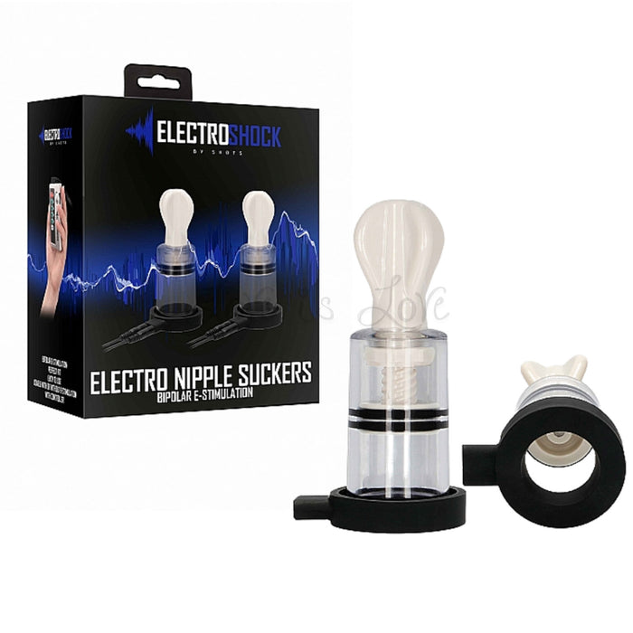 Shots Electroshock E-Stimulation Bi-Polar Electro Nipple Suckers