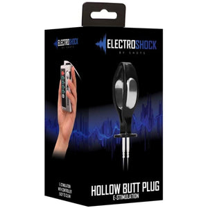 Shots Electroshock E-Stimulation Hollow Butt Plug Black Love Is Love U4ria Buy In Singapore Sex Toys loveislove