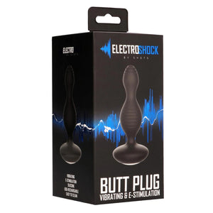 Shots Electroshock E-Stimulation Vibrating Buttplug Black buy in Singapore LoveisLove U4ri