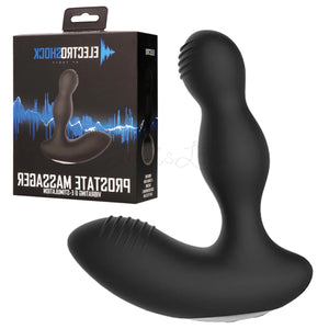 Shots Electroshock E-Stimulation Vibrating Prostate massager Black buy in Singapore LoveisLove U4ria