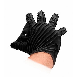 Shots Fist It Silicone Masturbation Glove Black Buy in Singapore LoveisLove U4Ria 