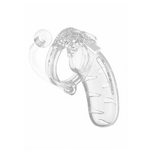 Shots Mancage Chastity Cage Model 11 4.5 in Length With Attachable Butt Plug Transparent Buy in Singapore LoveisLove U4Ria 