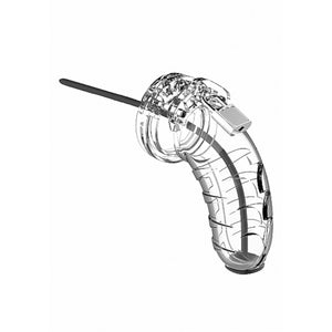 Shots Mancage Chastity Cage Model 16 With Silicone Urethal Sounding 4.5 inches in Length Transparent Buy in Singapore LoveisLove U4Ria 