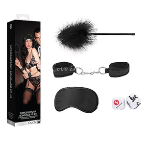 Shots Ouch Introductory Bondage Kit #2 Black Buy in Singapore LoveisLove U4Ria 